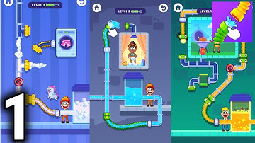 Flow Legends - Gameplay / Walkthrough All Levels 1-5 - Part 1 (IOS & Android Game)