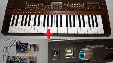 How to Make a Midi Keyboard Using Arduino (Casiotone 501 Midi - CT 501 Midi) a Midi Keyboard at Home