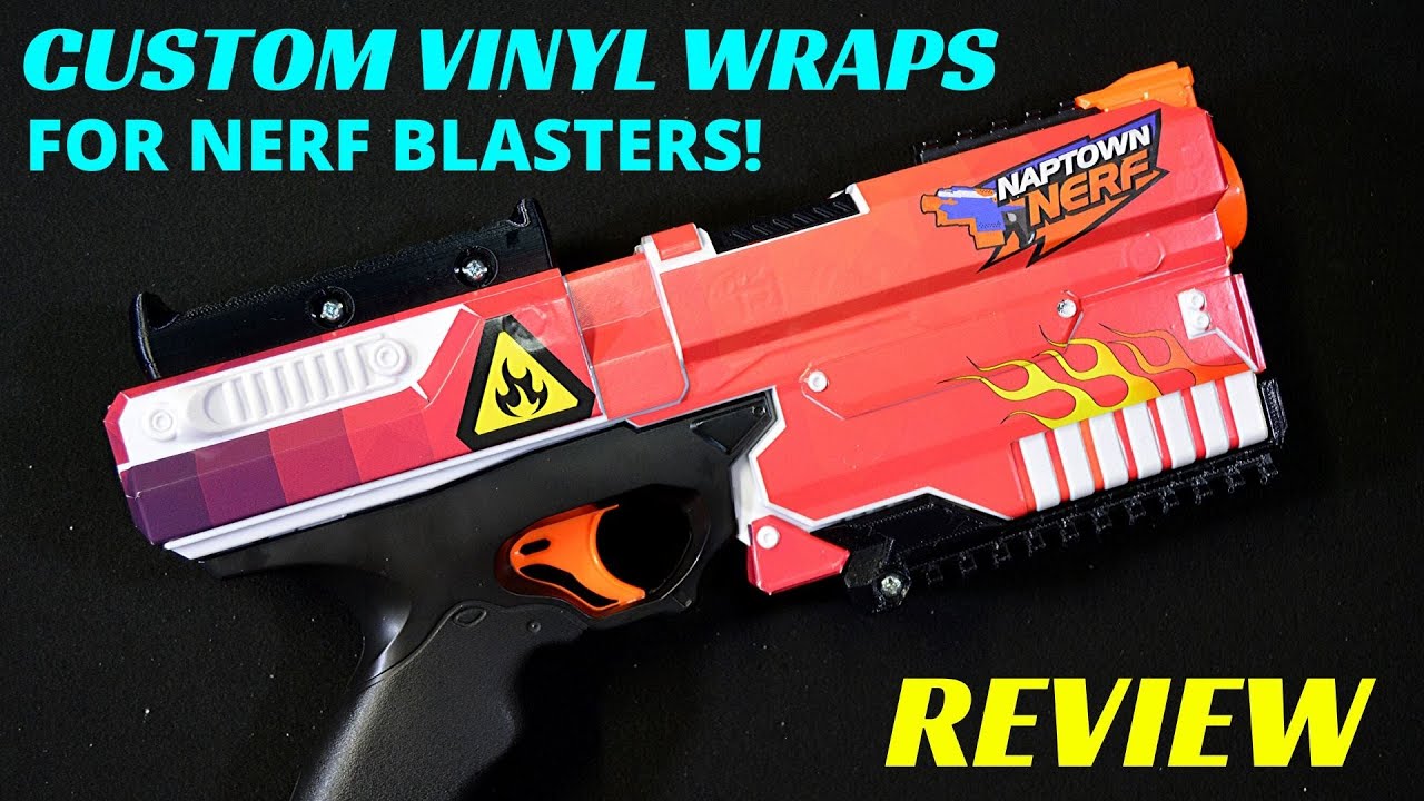 Custom Nerf Longstrike - carbon fiber vinyl wrap. by Hypercats on