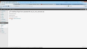 LambertGroup Carousel - WordPress Plugin - Step 1: Installation