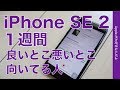 １週間使用の iPhone SE 2・良いとこ悪いとこ向いてる人