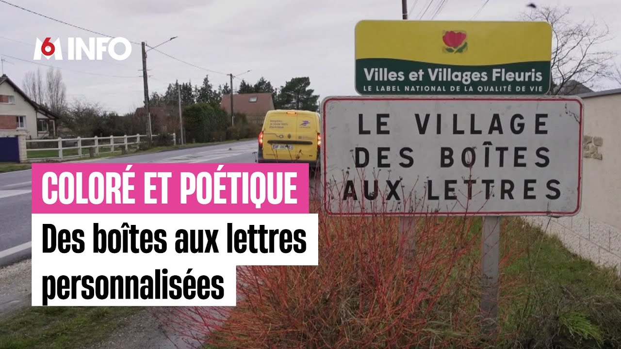 Saint-Martin-d'Abbat, le village des boîtes aux lettres - YouTube