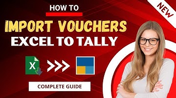 Import Vouchers from Excel to Tally | Excel To Tally @XLTOOL  ​