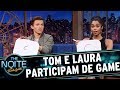 Tom Holland e Laura Harrier adivinham os nomes BR dos super-heróis | The Noite (05/07/17)