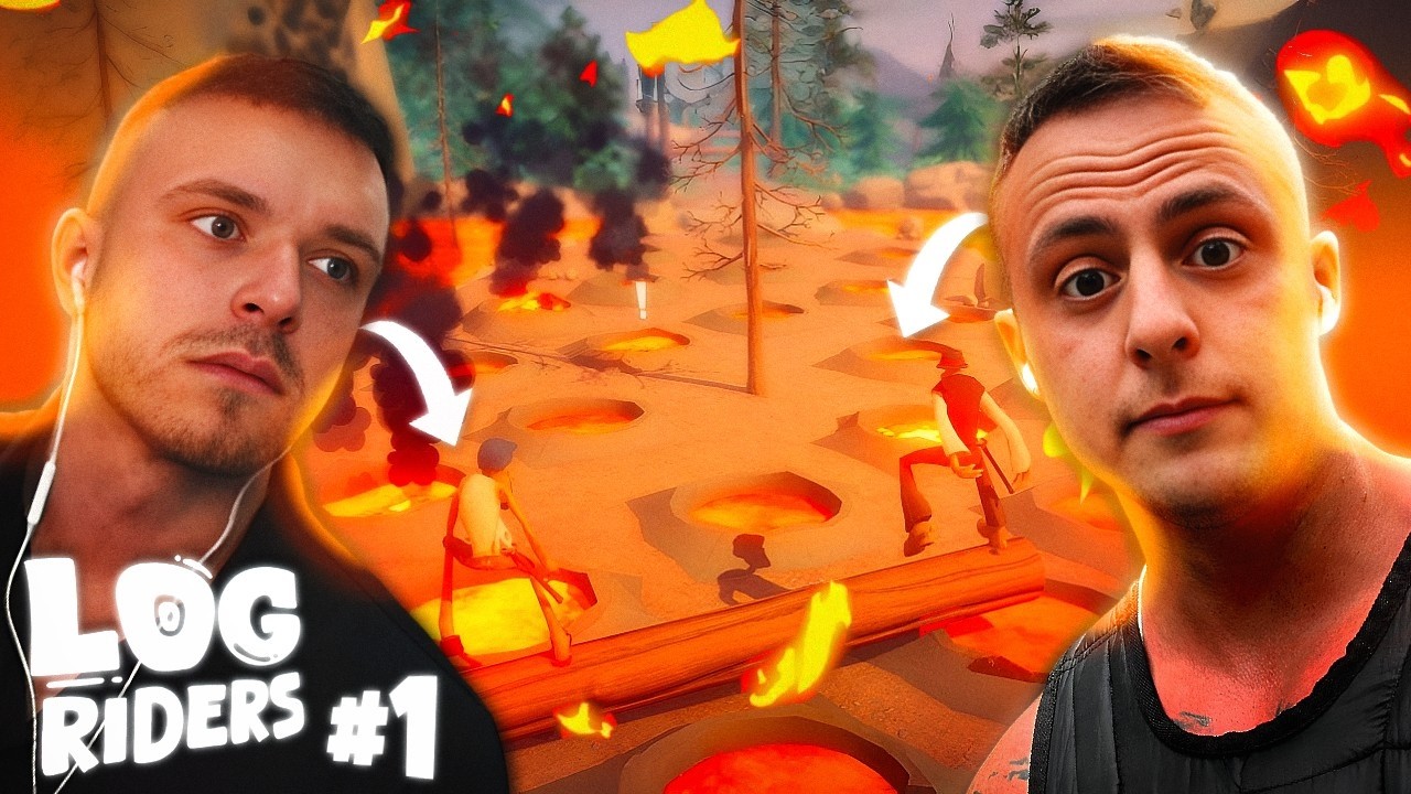 Blbý a BLBŠÍ válajú Strom | RESTT & 2SEKUNDOVYMATO - Log Riders #1
