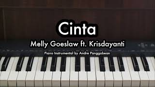 Cinta - Melly Goeslaw ft. Krisdayanti | Piano Karaoke by Andre Panggabean