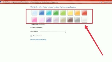 Change Window Glass Colour | Change The color of your Window border | Start Menu Taskbar Settings