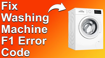 How To Fix Washing Machine F1 Error Code (Wiring Problem - Why It Happens And The Best Solutions)