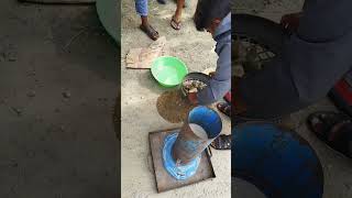 Field density test of gravel road by sand displacement method #engineering #engineer #nepal