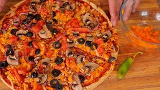 Easy Vegan Pizza - Healthy Recipe Channel