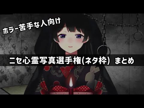 耐性が無くても(たぶん)大丈夫！ニセ心霊写真選手権 ネタ枠まとめ【にじさんじ切り抜き/月ノ美兎】
