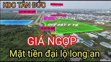chính chủ cần bán lô đất đường đại lộ long an khu dân cư tân đức đức hòa