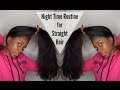 straightTalk Series: Night Time Routine for Straight Hair
