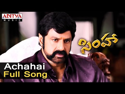 Achahai Full Song  - Simha Movie Songs - Bala Krishna,Nayantara, Namitha