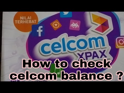 How can I check my Celcom account balance  ?