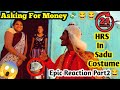 Going To Random House And Asking For Money 💸😂😂 | 24 Hrs In Sadu Getup On Road | Epic Reaction 😂