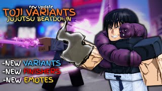 Toji Gun Variants New Finishers In Jujutsu Beatdown Update Roblox