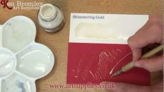 Daler Rowney FW Ink Shimmering Gold 709