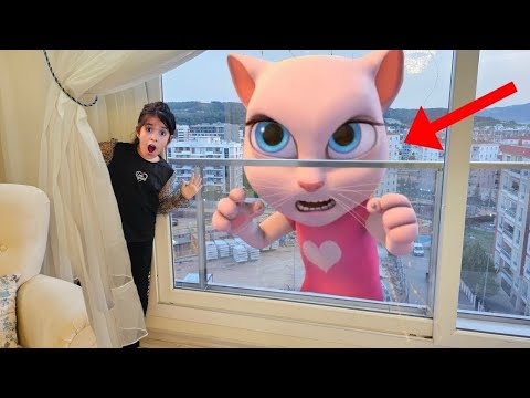 DAD SAW ANGELA IN THE LIVING ROOM AT HOME ‼️HELICOPTER DRONE FLEW THROUGH THE WINDOW AND GOT STUC...