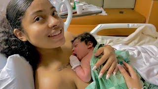 TEEN MOM| LIVE BIRTH + Labor \& delivery VLOG