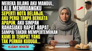 I was insulted for being infertile and then divorced. I hid my pregnancy, but when we met, he froze!