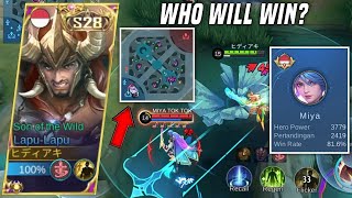 LAPU-LAPU VS TOP GLOBAL MIYA! WHO WILL WIN? | MLBB