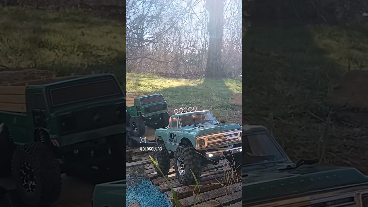 Jim's Tune N Tow picks up Bubbles Green Bastard truck TinyTown Old Soul