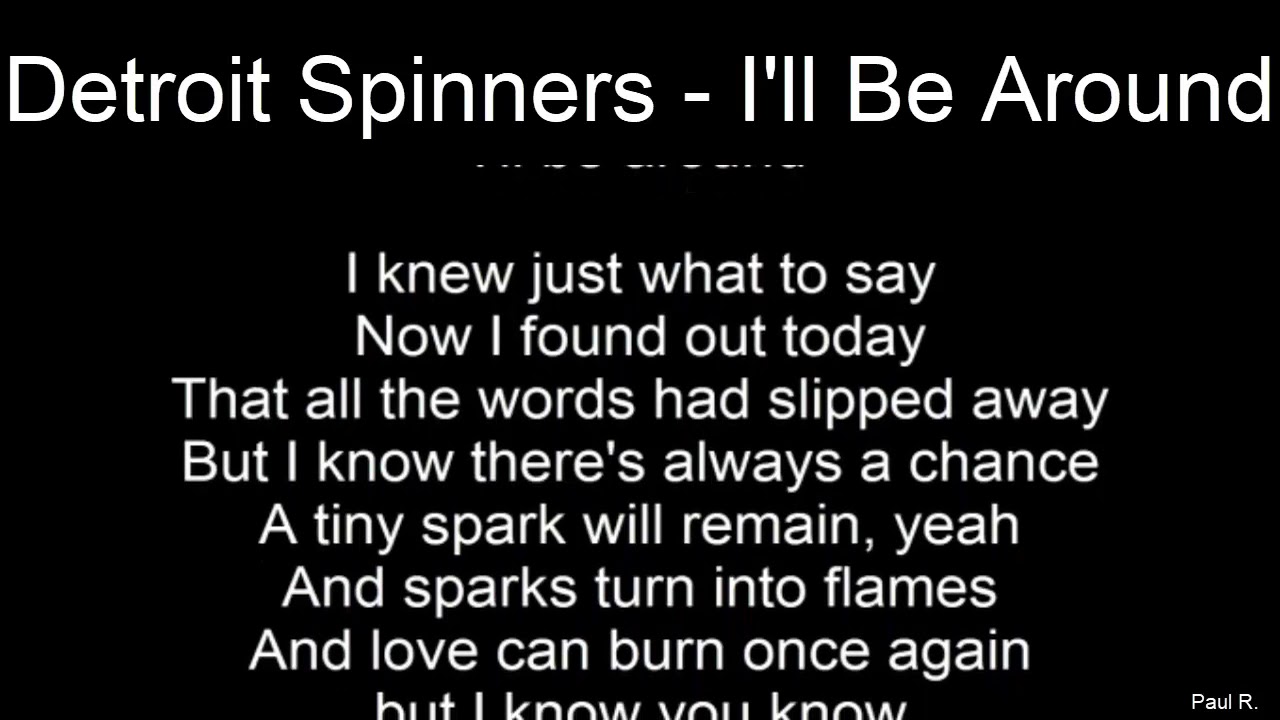 Northern Soul Detroit Spinners I'll Be Around With Lyrics YouTube
