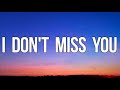 JP Saxe - I Don&#39;t Miss You (Lyrics)