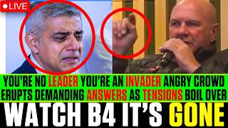Are You Lying To Us? Crowd Humiliates Sadiq Khan In Explosive Showdown