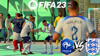 FIFA 23 - France🇫🇷 vs England🏴󠁧󠁢󠁥󠁮󠁧󠁿 - VoltaCity | 5v5 Friendly Futsal Match | Ft. Griezmann, Foden.