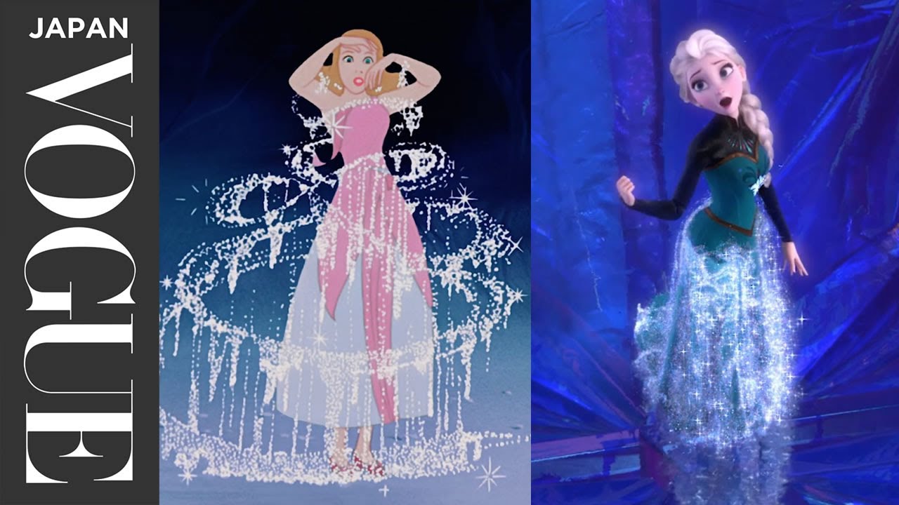 ディズニーの魔法 プリンセスの 変身シーン を解説 Vogue Japan Youtube