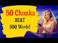 How to Speak English Fluently and Confidently | 50 Chunks Beat 500 Words | Shadowing Practice A2-B1