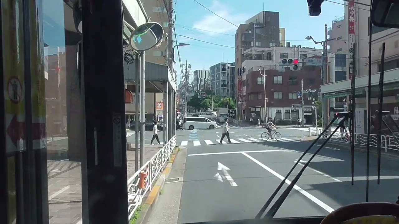 【都営バス】前面展望 錦13甲 錦糸町駅前→扇橋一丁目→東陽三丁目→豊洲駅前→晴海埠頭