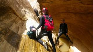 A Customers Tour Through Little Sinbad Canyon With Moab Cliff Canyons Tour Guides - Moab Utah