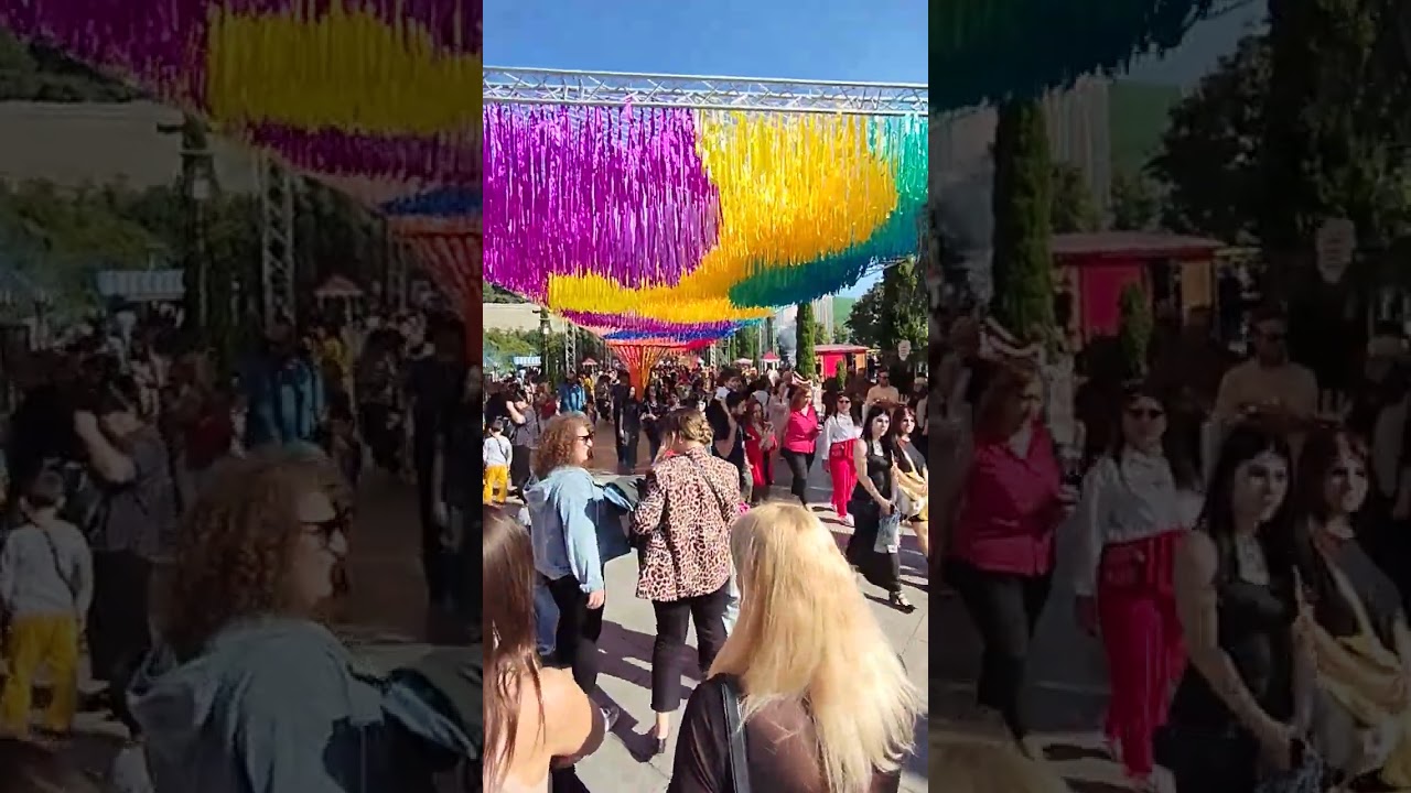 Peace bridge, Rike park, 🍇 Tbilisoba, Tbilisi, Georgia, Oct 2024