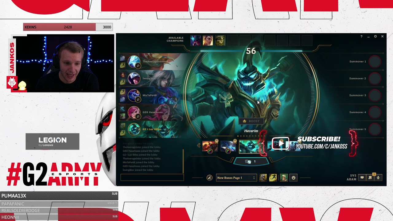 Jankos learns ARAM players' pain