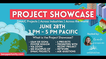 Lean Six Sigma Project Showcase - June 2022