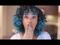 Crochet Braids w/ Teal Ombre Hair &amp; How to Style it tutorial!
