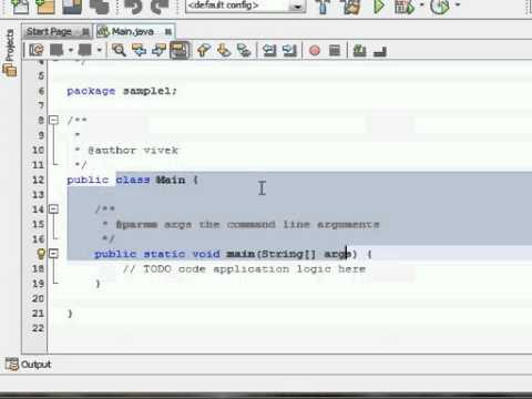 Using NetBeans IDE