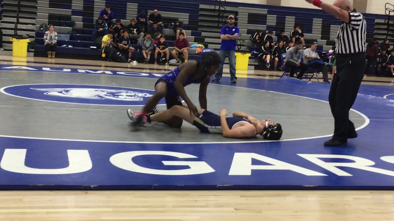 illegal slam Beaumont High School Wrestling YouTube