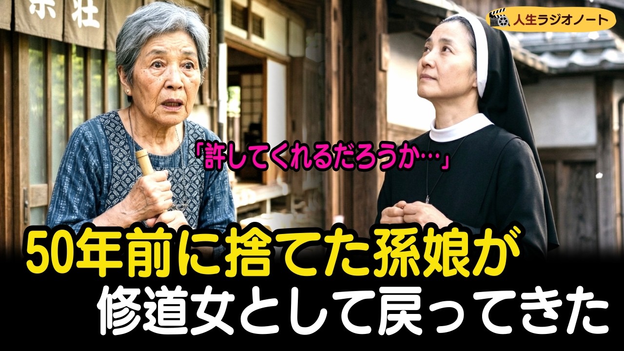 【涙腺崩壊】50年前に捨てた孫娘が修道女として現れた日 その正体に涙が止まらない｜涙と感動の物語