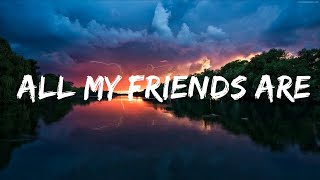 Tate McRae - all my friends are fake (Lyrics) Lyrics Video