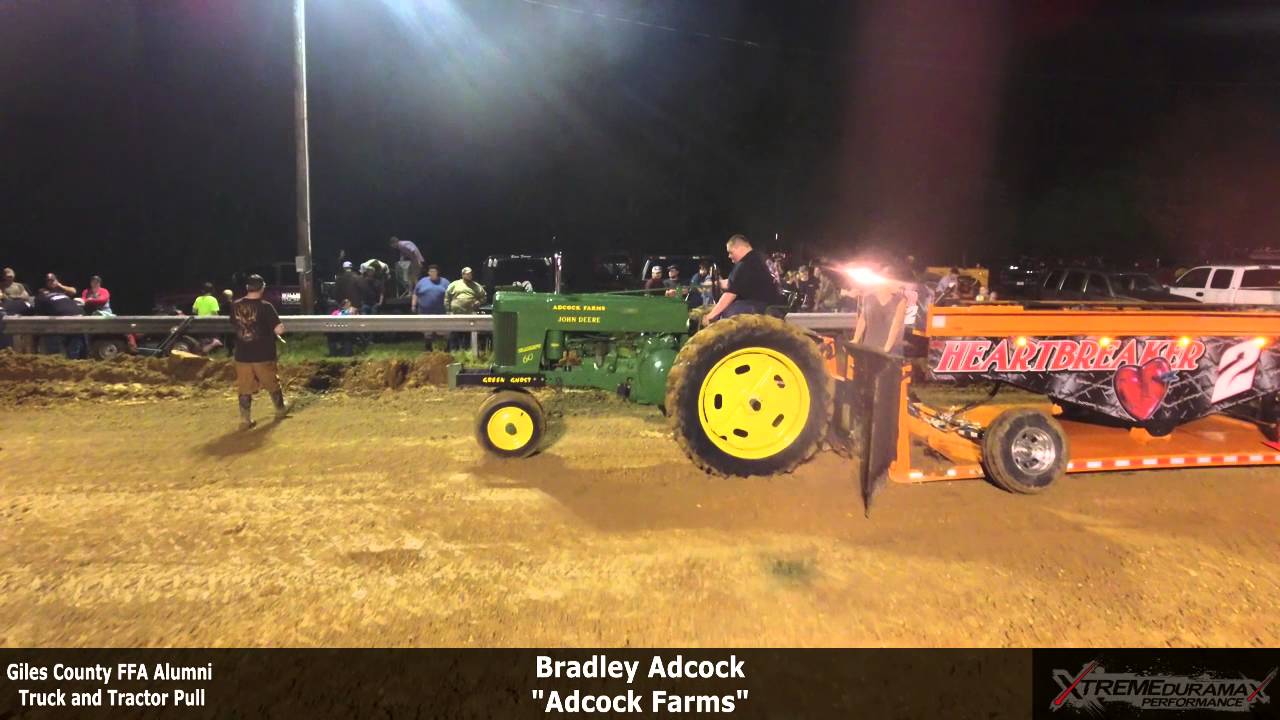 Giles County High School FFA Truck and Tractor Pull 4302016 in Minor