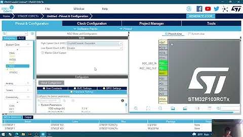 Yêu Cầu 4: Sử dụng phần mềm CubeMX và System Workbench for STM32 để tạo và biên dịch Project mới