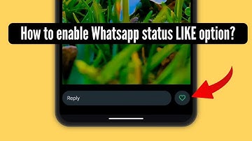 how to enable whatsapp status like option | whatsapp status like button/whatsapp status like button