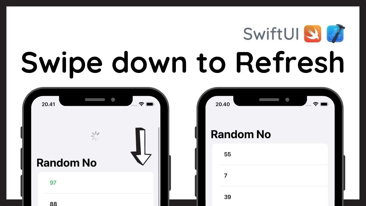 How To Swipe Down To Refresh In Ios With Swiftui Tutorial (Xcode)