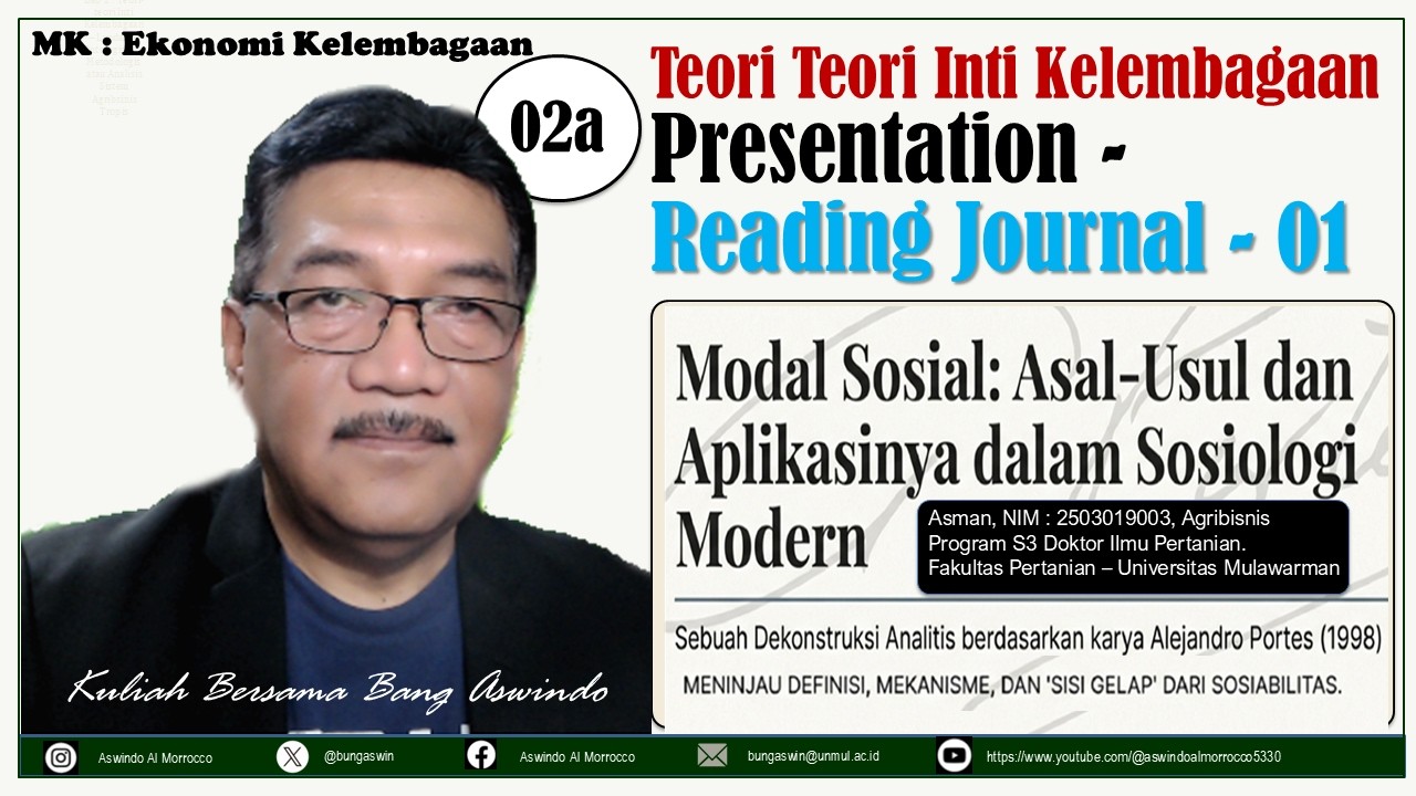 Reading Journal - 01 an. Asman. Modal Sosial