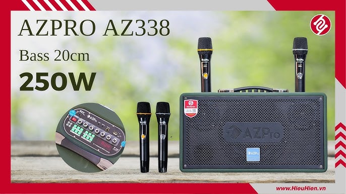 Loa Xách Tay Karaoke AZPRO AZ338 | Loa Karaoke Di Động Giá Chỉ 3,5 ...