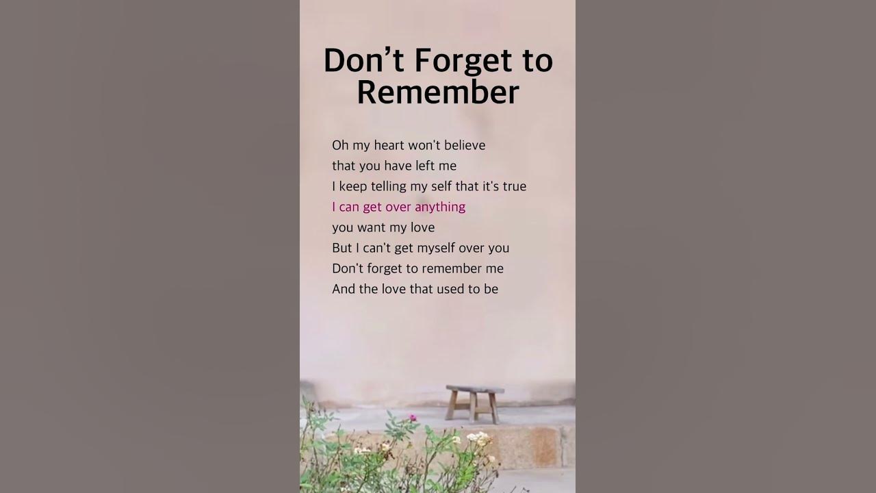 Don’t Forget to Remember | Bee Gees
